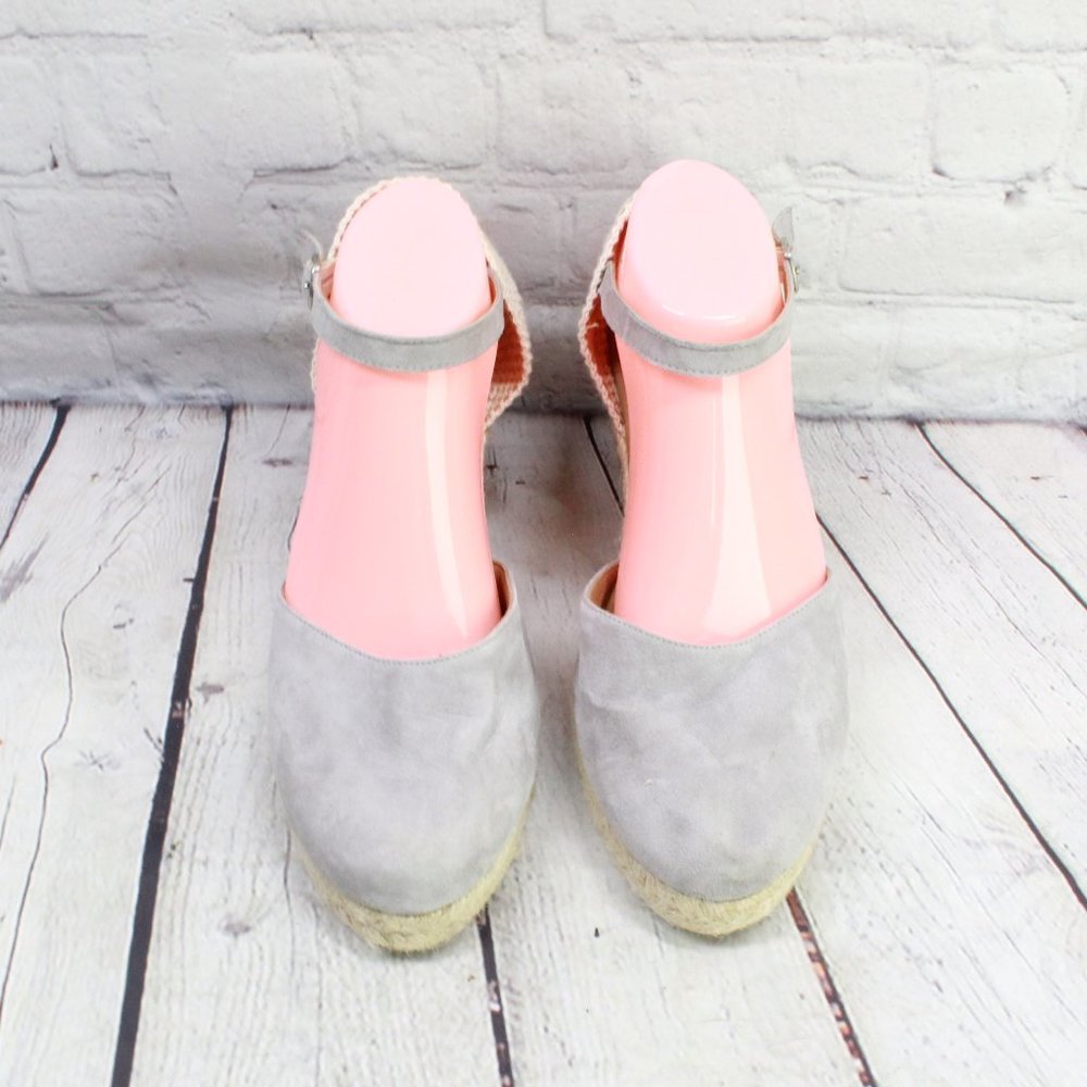 PASEART Closed Toe Espadrilles Wedge Sandals 9 - Picture 5 of 9